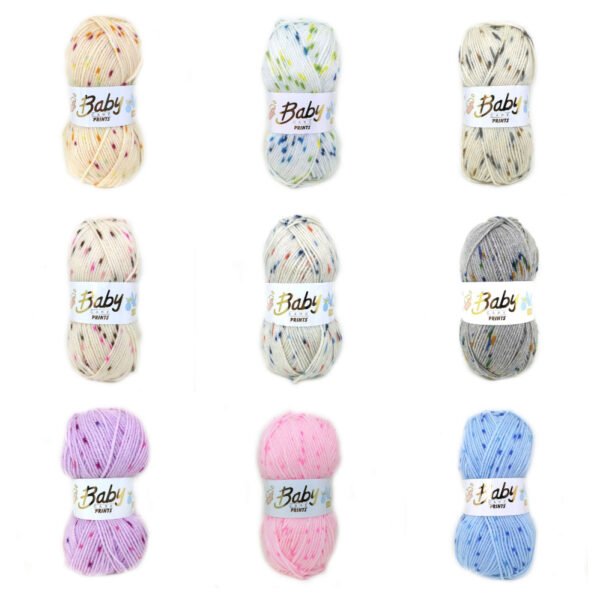 Woolcraft - Baby Spot Print DK 100g