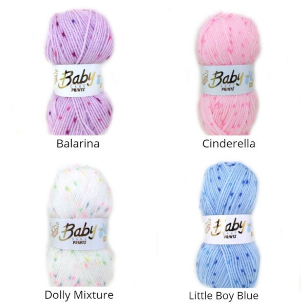 Woolcraft - Baby Spot Print DK 100g - Image 2