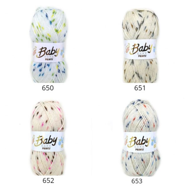 Woolcraft - Baby Spot Print DK 100g - Image 4
