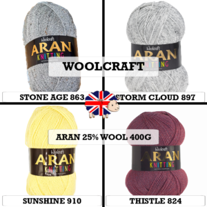 Woolcraft - Aran 25% Wool 400g