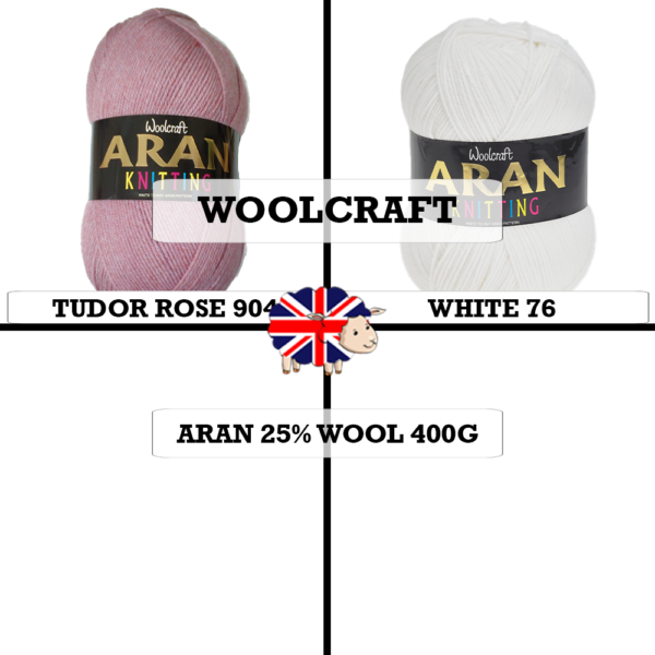 Woolcraft - Aran 25% Wool 400g - Image 12