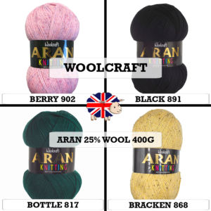 Woolcraft - Aran 25% Wool 400g