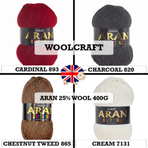 Woolcraft - Aran 25% Wool 400g