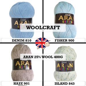 Woolcraft - Aran 25% Wool 400g