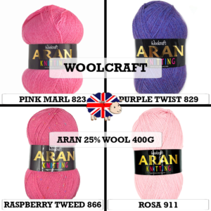 Woolcraft - Aran 25% Wool 400g