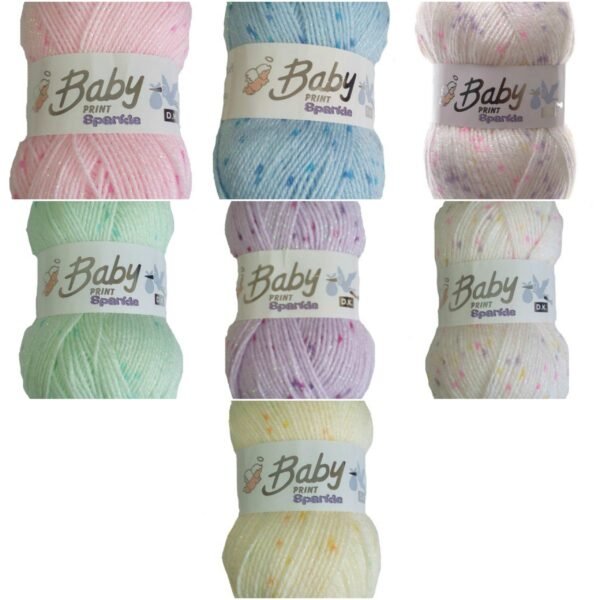 Baby Spot Prints Sparkle DK 100g