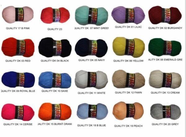 Quality - Double Knitting 100g