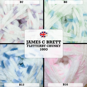 James C Brett - Flutterby Chunky 100g