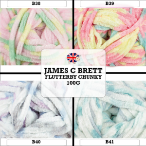 James C Brett - Flutterby Chunky 100g