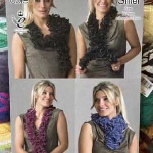 King Cole Krystal Scarf Yarn 10 x 100g