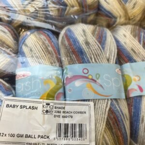 6 x 100g King Cole Baby Splash Dk