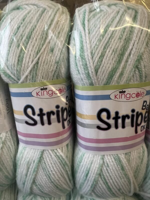 6 x 100g King Cole Baby Stripe Dk