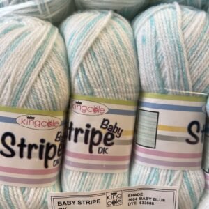 6 x 100g King Cole Baby Stripe Dk